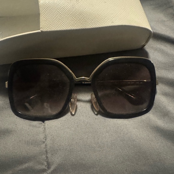 Prada White Leather Wallet